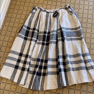 Alembika plaid full skirt